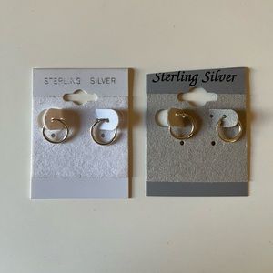 Sterling Silver Huggies